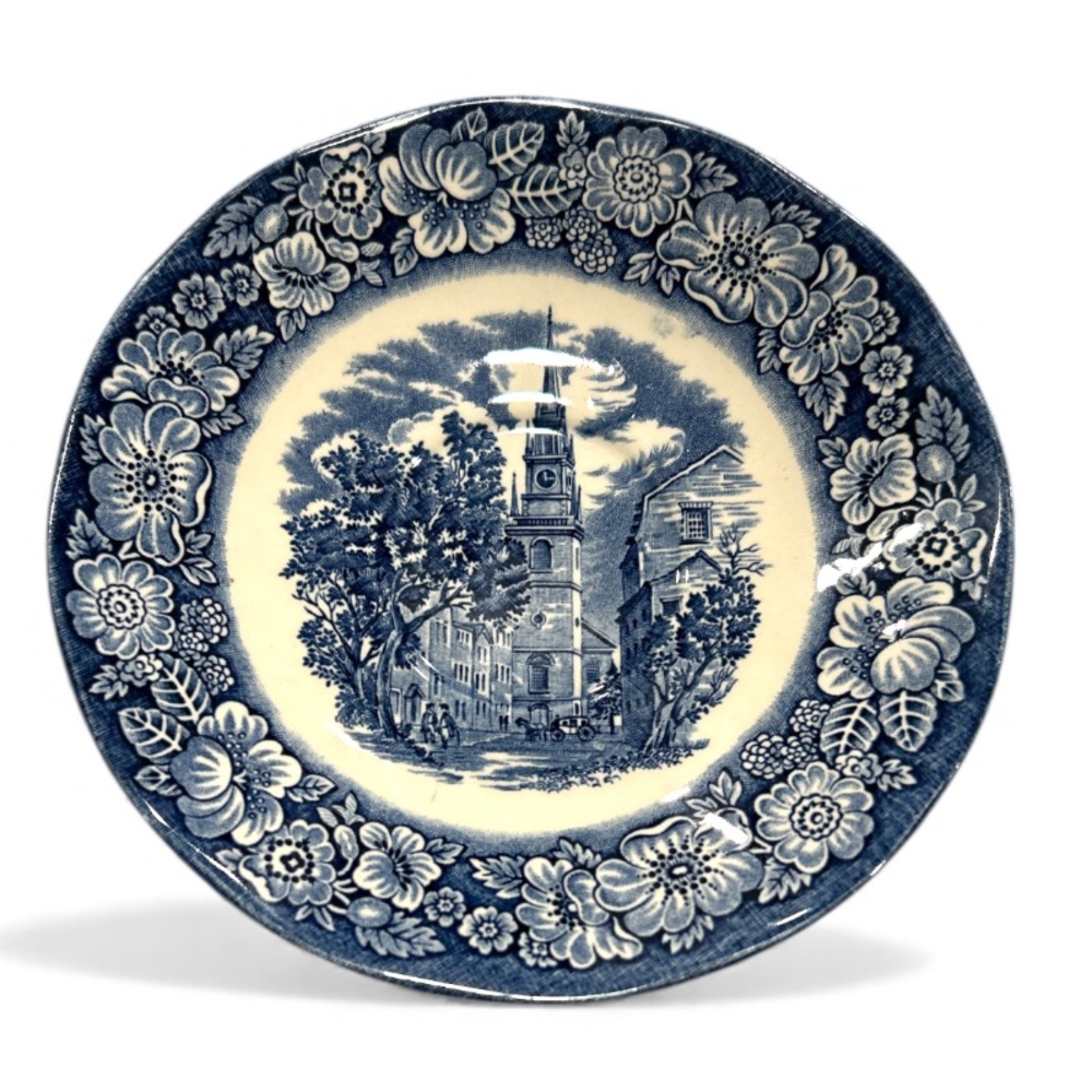 Vintage Liberty Blue collection by Staffordshire (Enoch Wedgwood & Co) 5-3/4”